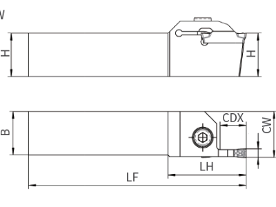 MCD-外圆槽刀 MCD-外圆槽刀